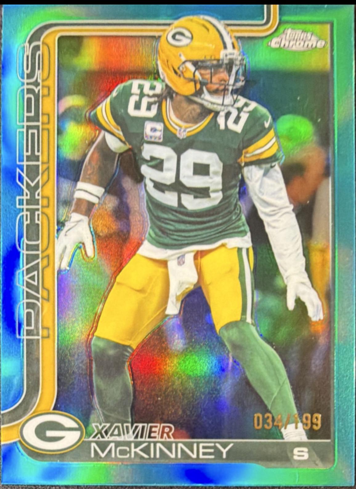 Xavier McKinney [Aqua Refractor] #113