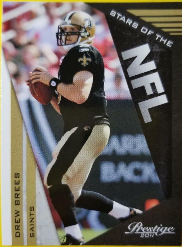 Drew Brees #18 Football Cards 2011 Panini Prestige Stars of the NFL