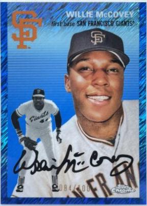 Willie McCovey [Blue Shimmer] #404