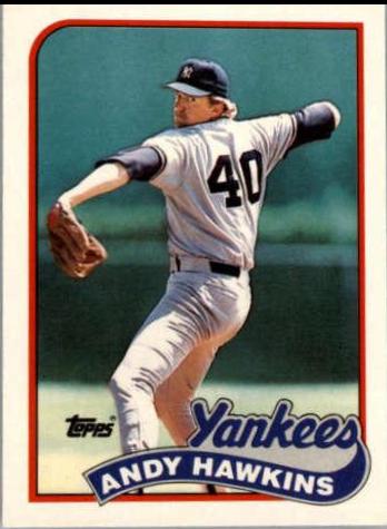 Andy Hawkins #47T 1989 Topps Traded Baseball