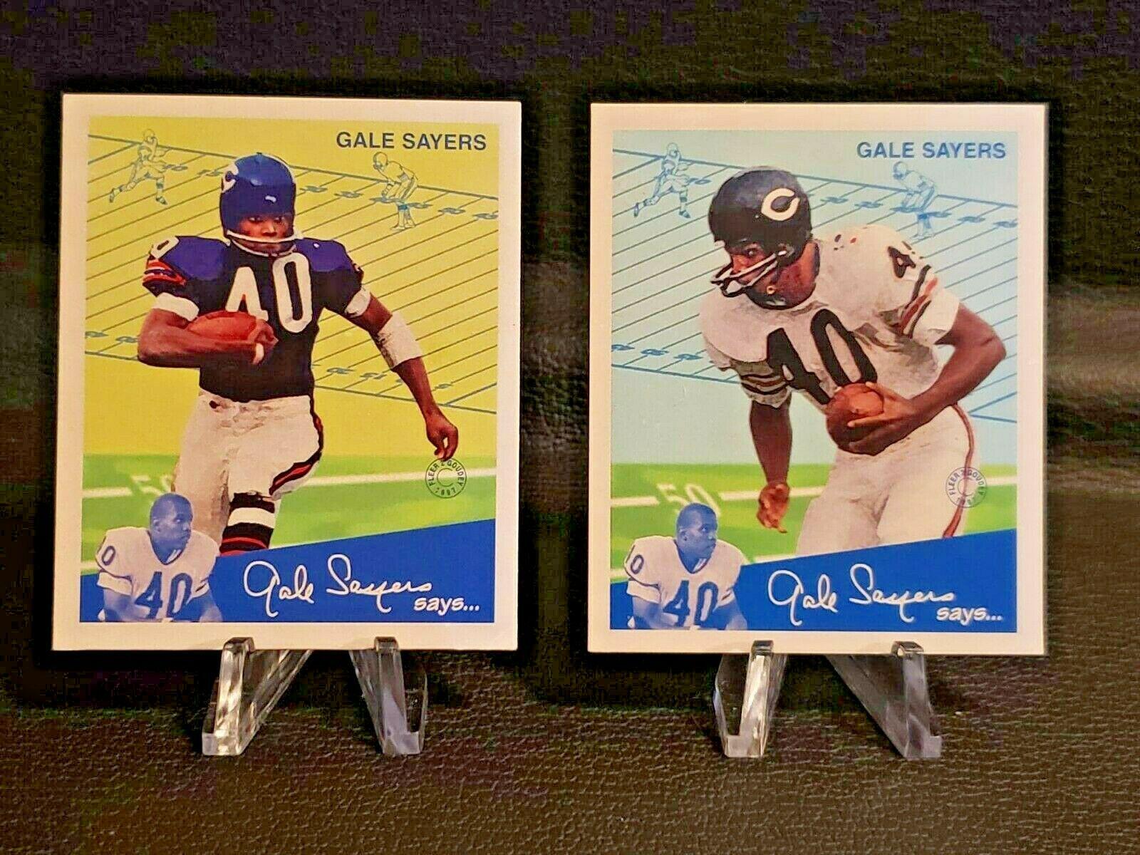 Gale Sayers #40 1997 Fleer Goudey II Football