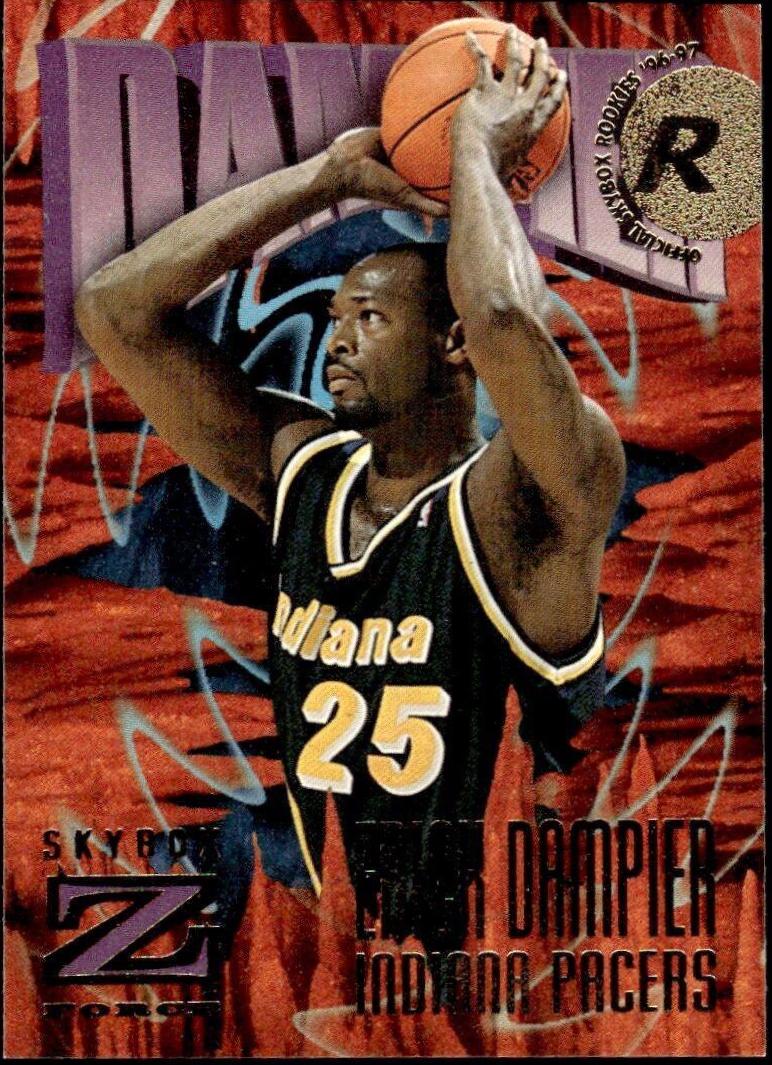 Erick Dampier #144 Basketball Cards 1996 Skybox Z Force