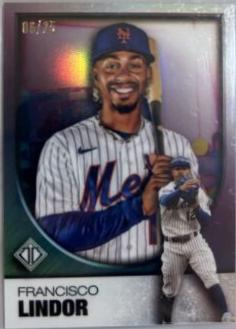 Francisco Lindor #7 Baseball Cards 2023 Topps Transcendent