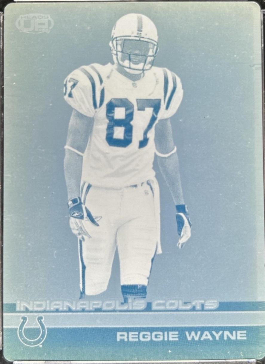 Reggie Wayne #55 2002 Pacific Heads Up Football