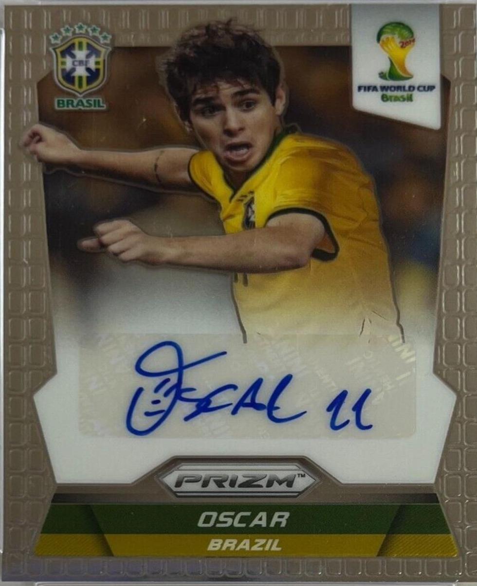 Oscar #SOSC Soccer Cards 2014 Panini Prizm World Cup Signatures