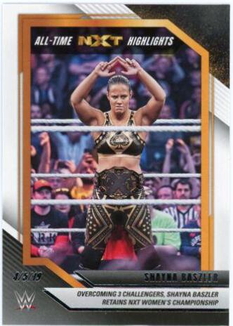 Shayna Baszler #4 Wrestling Cards 2022 Panini NXT WWE All Time Highlights