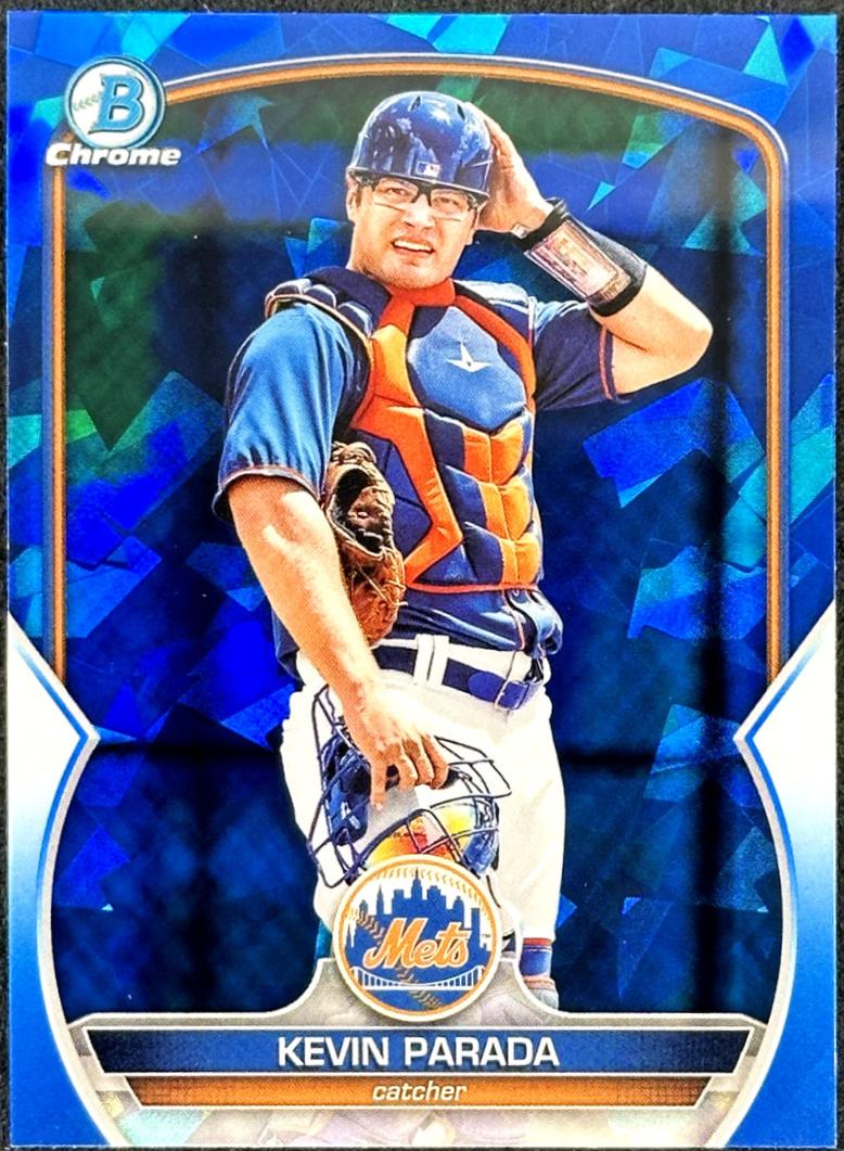 Kevin Parada #BCP-91 2023 Bowman Chrome Prospects Sapphire Baseball