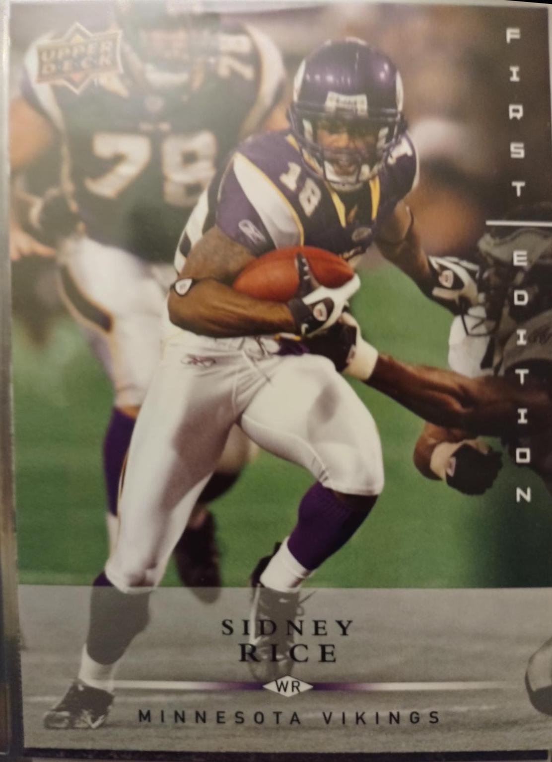 Sidney Rice #82 Football Cards 2008 Upper Deck First Edition