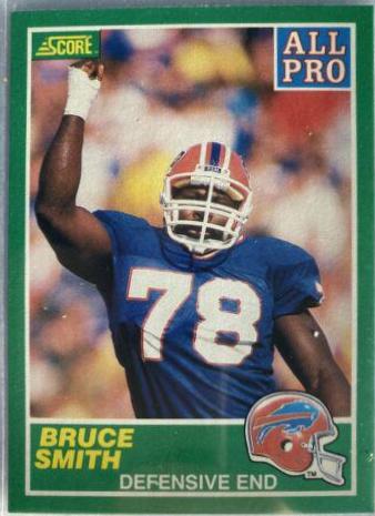 Bruce Smith #307 Football Cards 1989 Panini Score