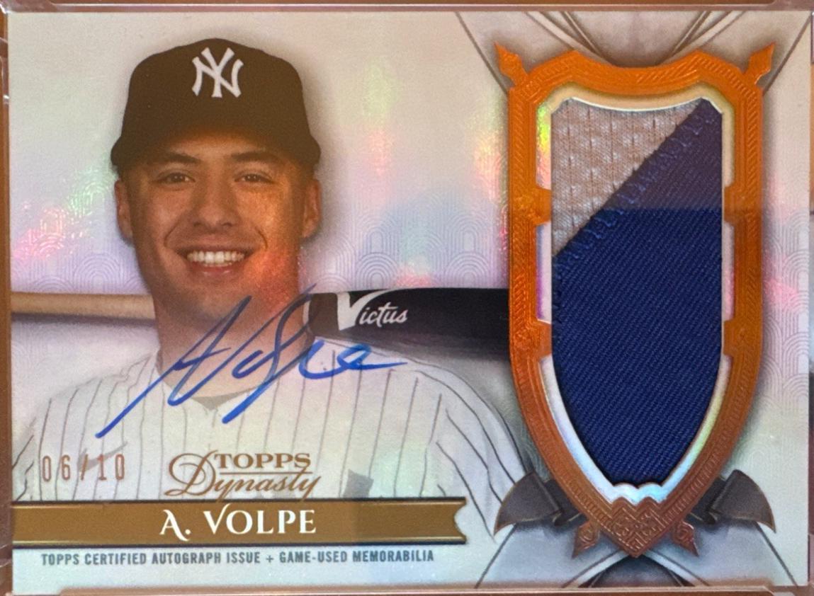 Anthony Volpe [Autograph Patch] #DAP-AV1