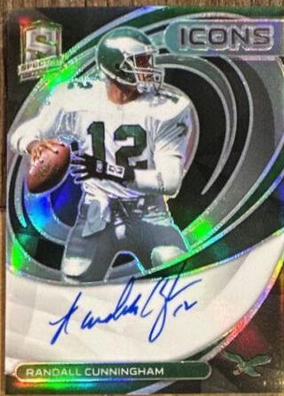 Randall Cunningham #ICN-RCU 2022 Panini Spectra Icons Autographs Football