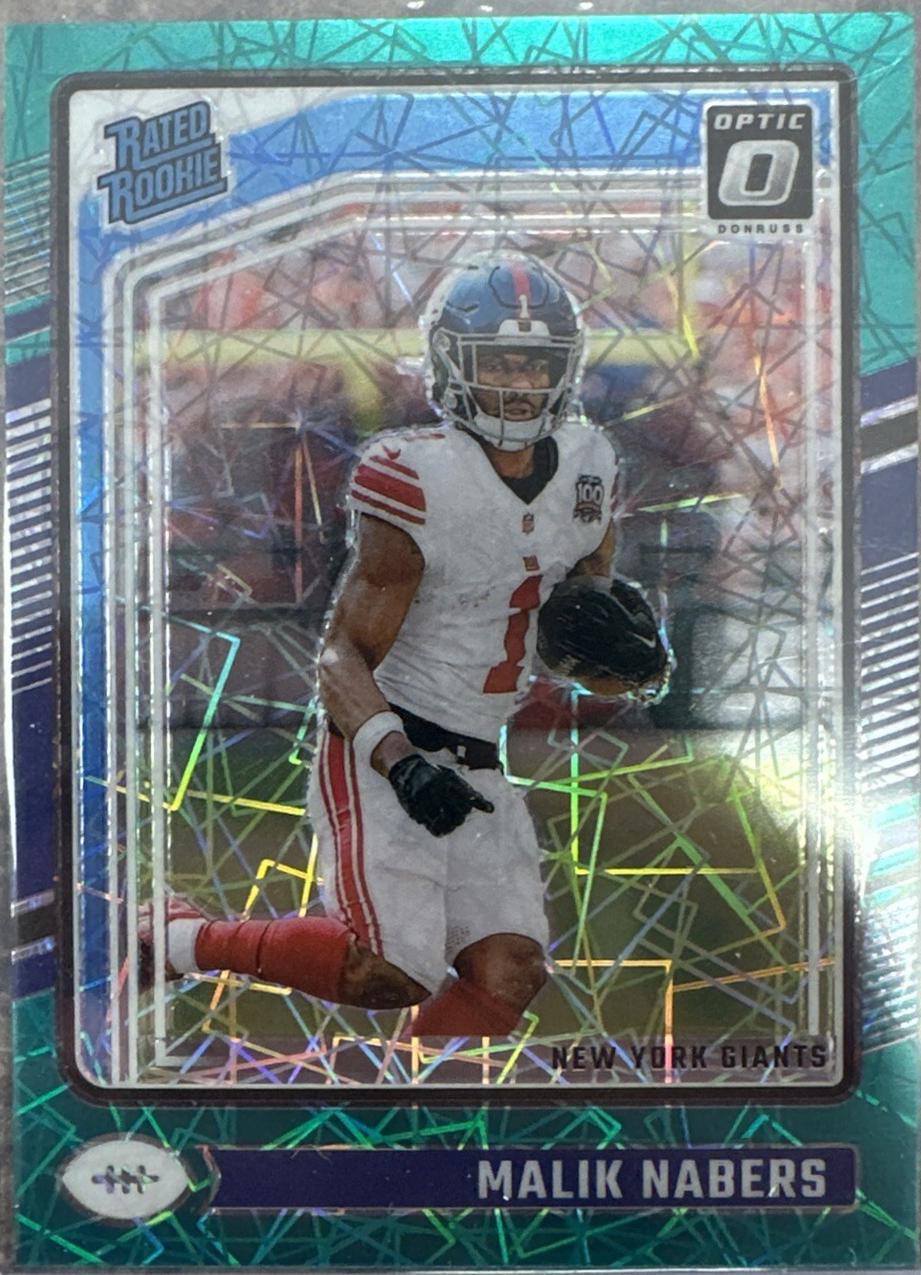 Malik Nabers [Teal Velocity] #271 Prices | 2024 Panini Donruss
