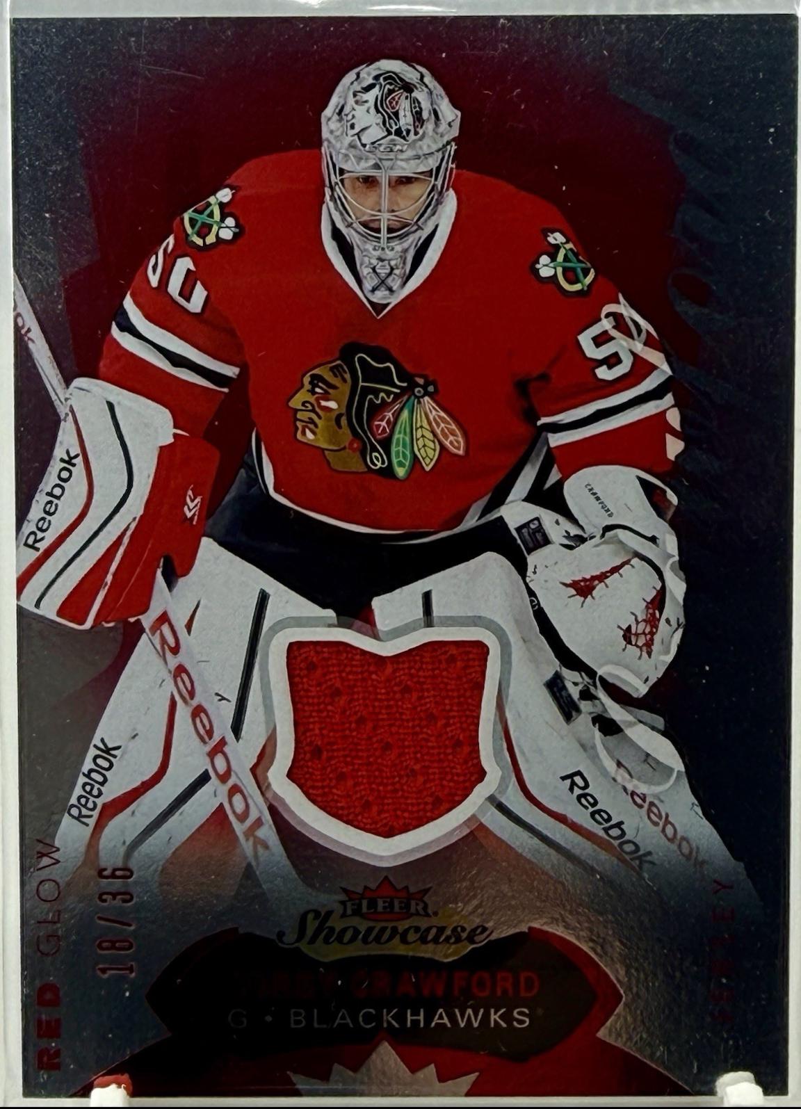 Corey Crawford #65 2014-15 Fleer Showcase Hockey