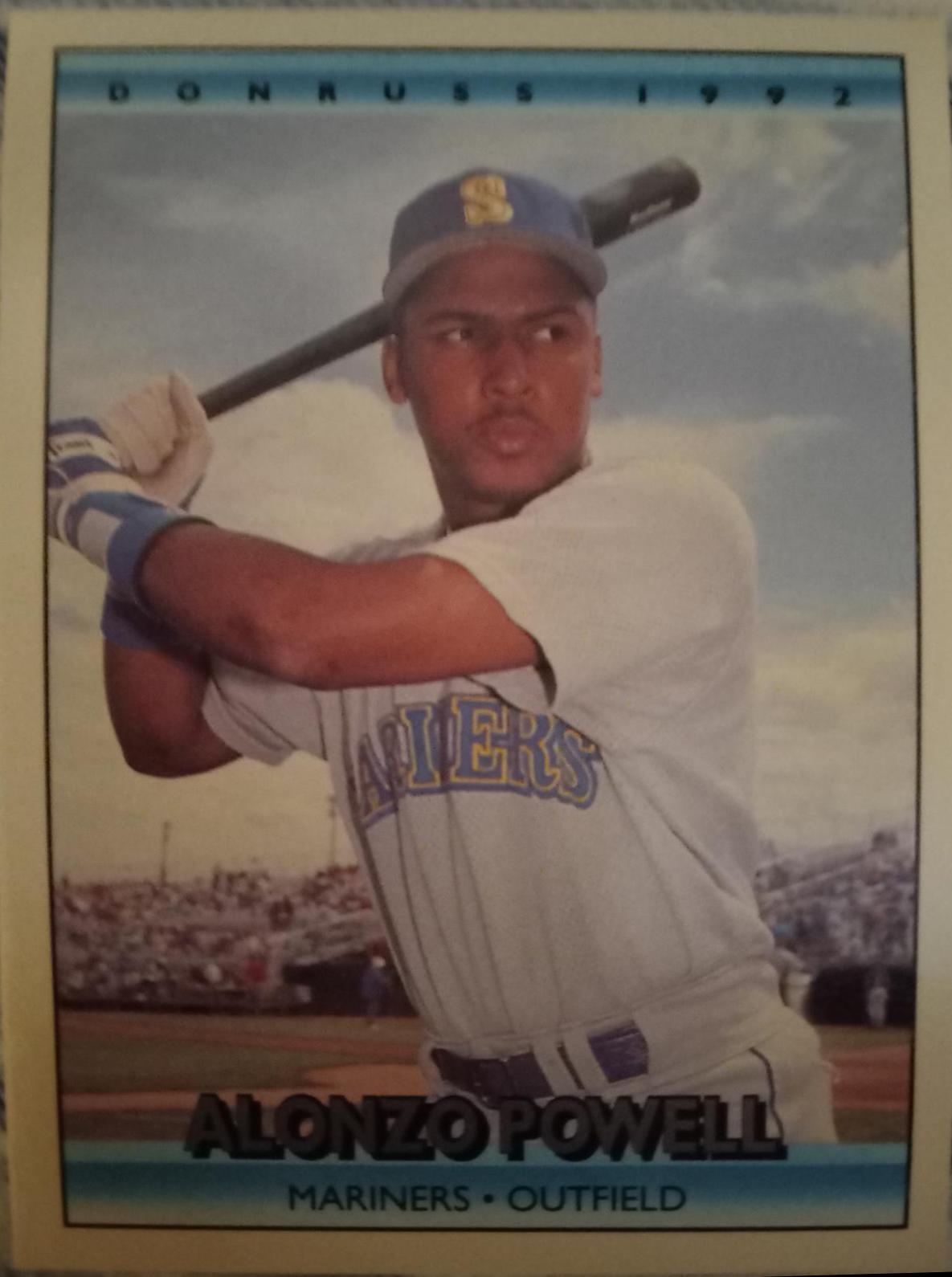 Alonzo Powell #213 Baseball Cards 1992 Donruss