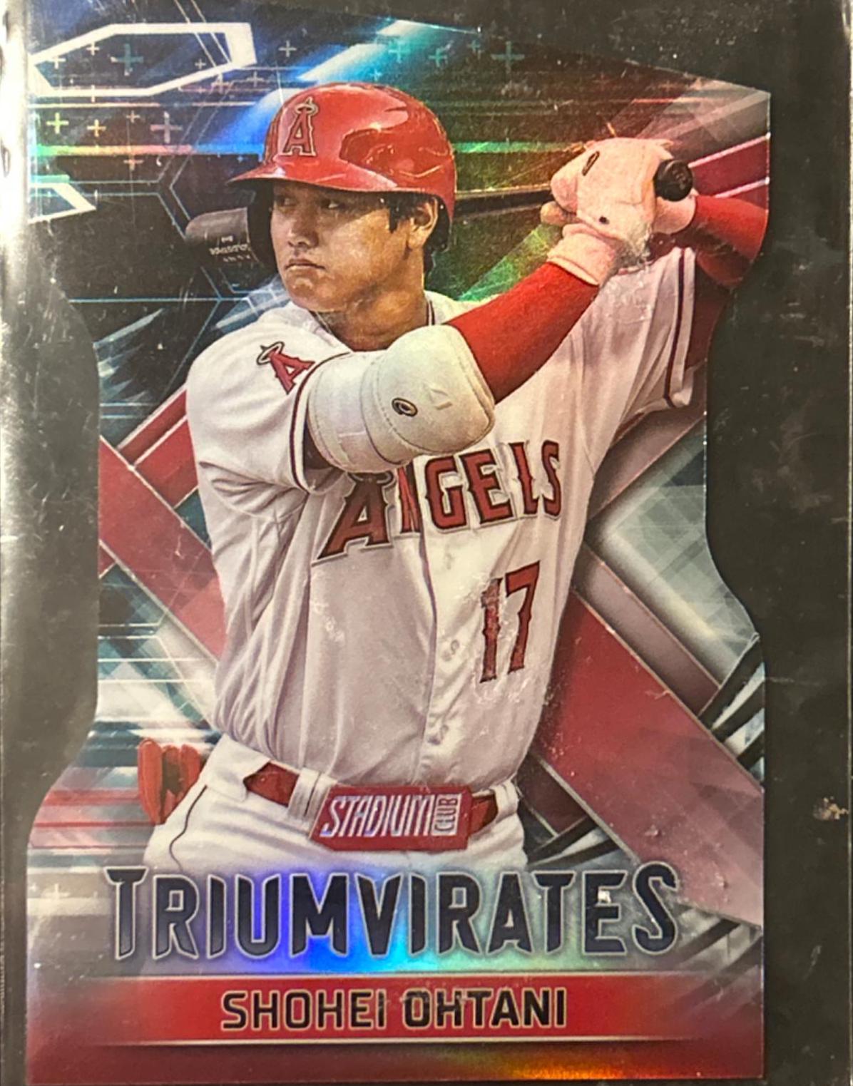 Shohei Ohtani [Red] #T-27 Prices | 2023 Stadium Club Triumvirates