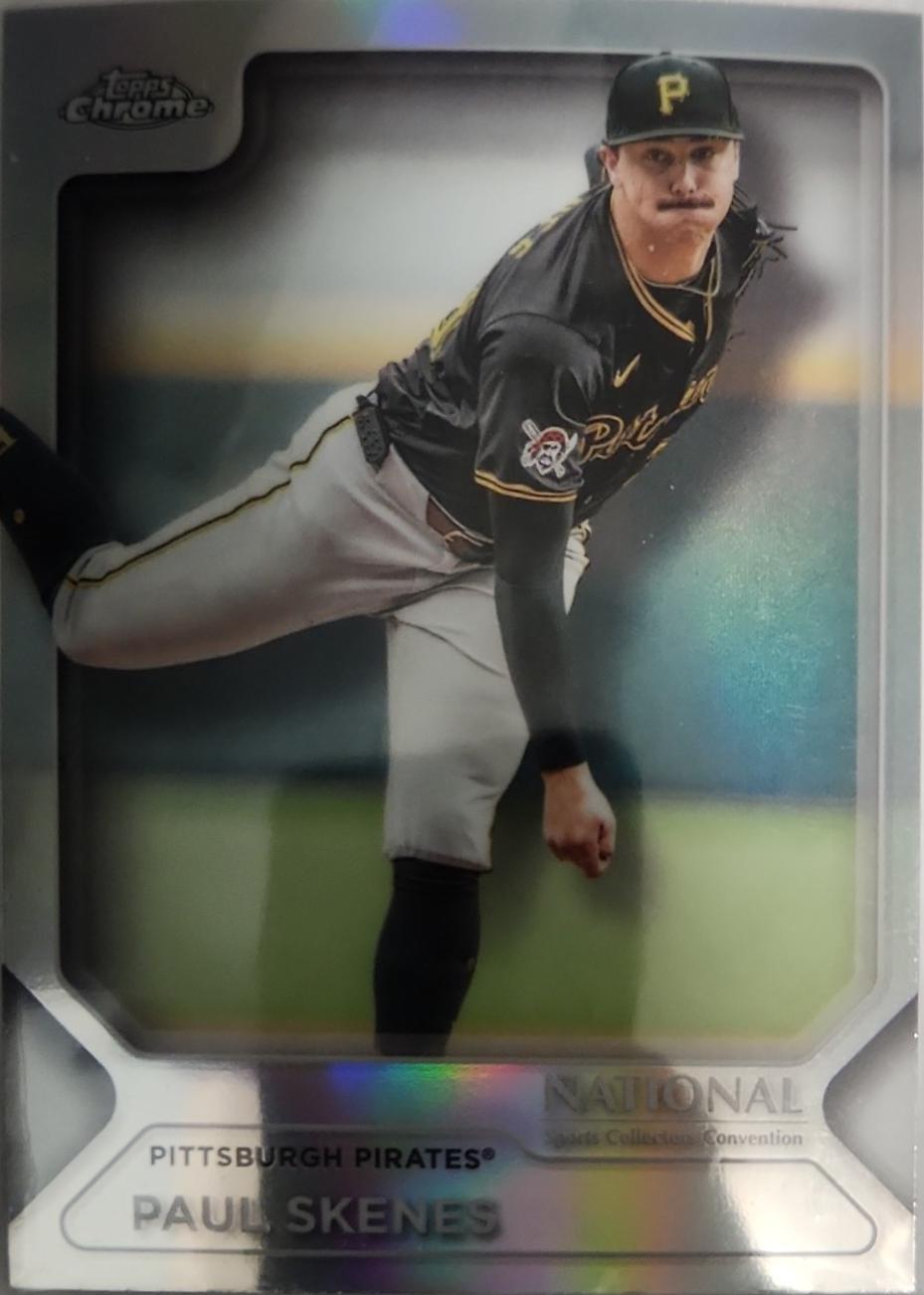 Paul Skenes #MLB-21 2025 Topps Chrome National Convention Baseball