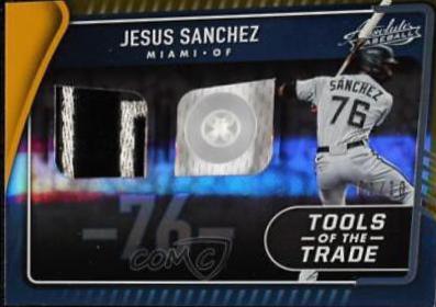 Jesus Sanchez #TTT2-JS 2022 Panini Absolute Baseball Tools of the Trade 2 Swatch