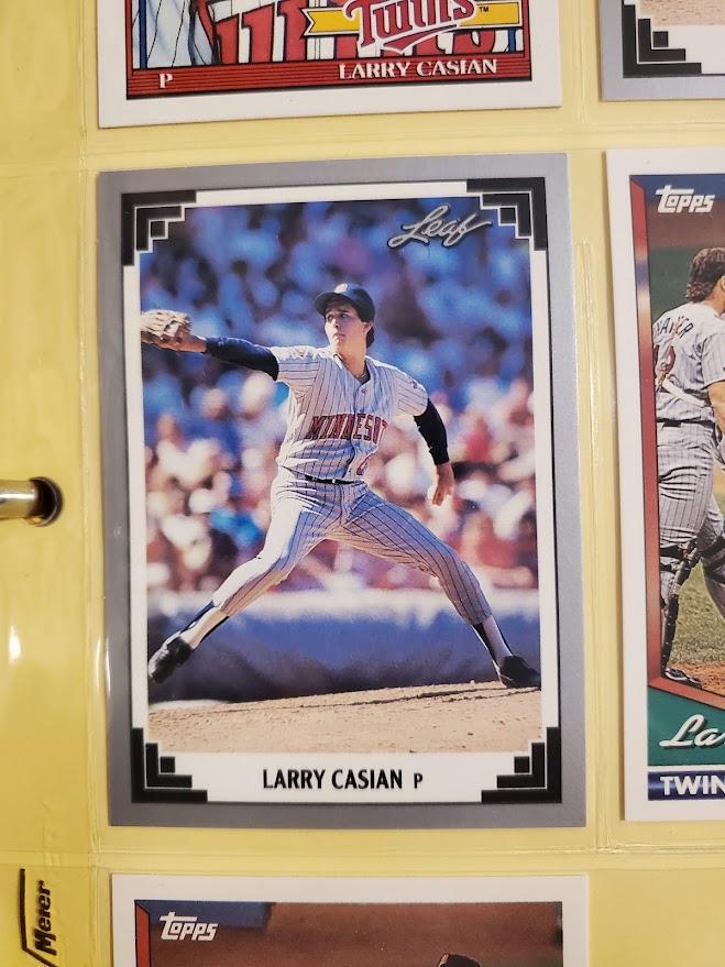 Larry Casian #481 Baseball Cards 1991 Leaf