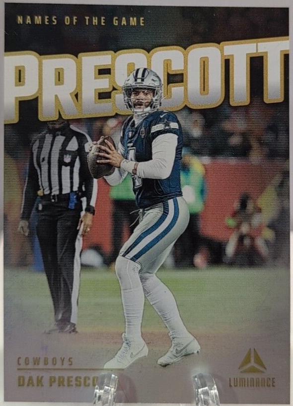 Dak Prescott #NG-DPT Football Cards 2024 Panini Luminance Names of the Game