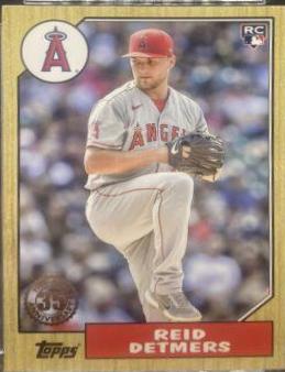 Reid Detmers #T87-33 Baseball Cards 2022 Topps 1987