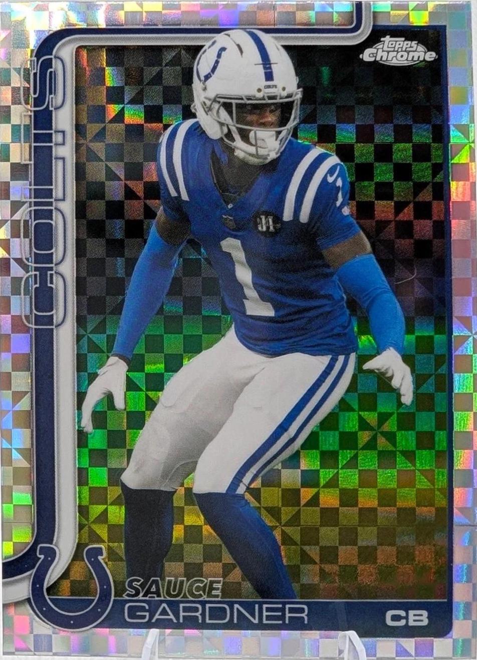 2025 Topps Chrome Sauce Gardner [X-Fractor] #242 card