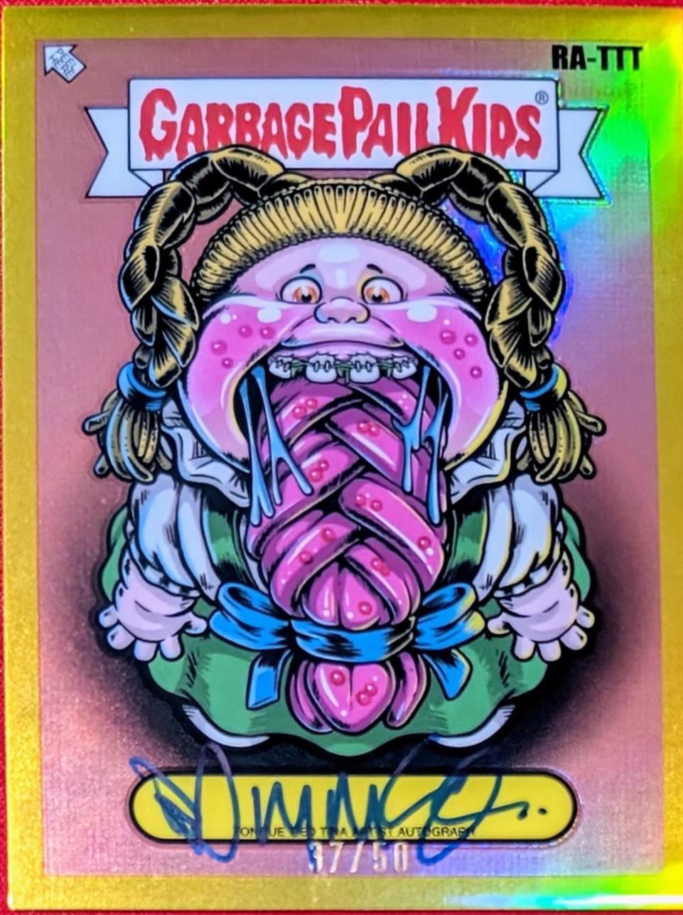 Tongue Tied TINA [Gold Refractor] #RA-TTT