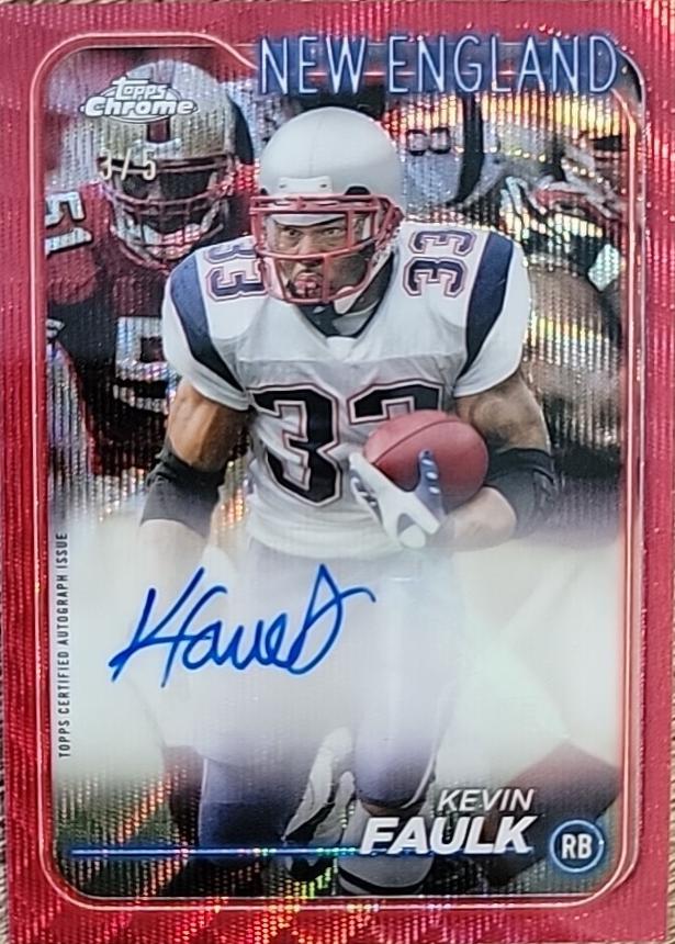 Kevin Faulk [Red Wave] #BA-KFA