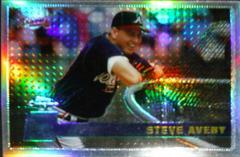 Steve Avery [Refractor] #47 Baseball Cards 1996 Topps Chrome Prices