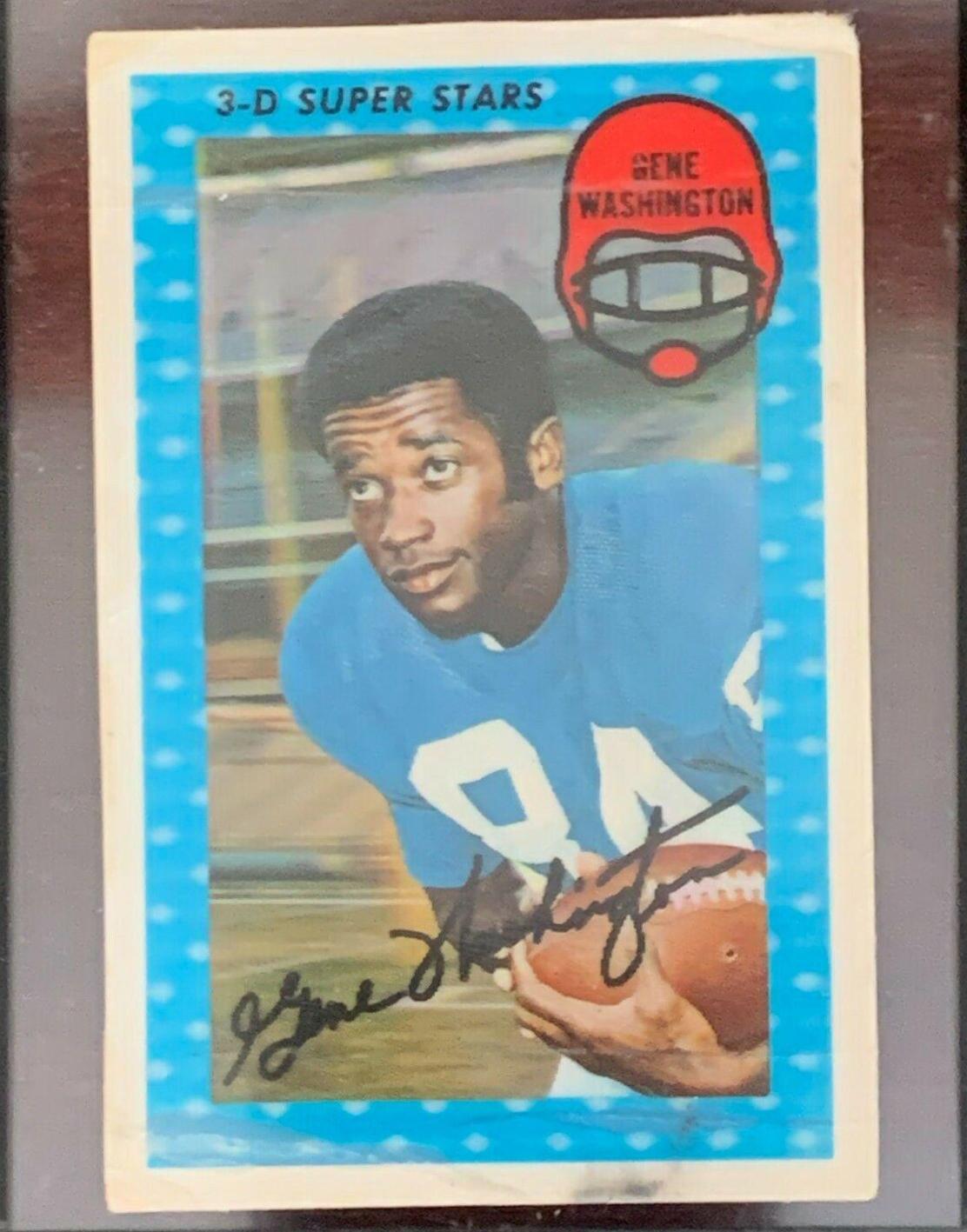 Gene Washington #14 Football Cards 1971 Kellogg's