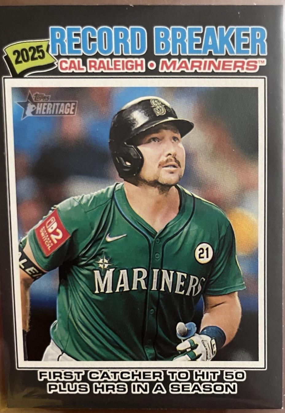Cal Raleigh [Dark Gray Bordered] #231 Prices | 2026 Topps Heritage ...
