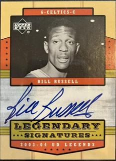 Bill Russell Legendary Signatures