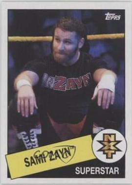Sami Zayn #108 Wrestling Cards 2015 Topps Heritage WWE