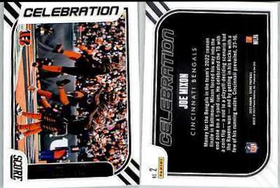 Joe Mixon #2 Football Cards 2023 Panini Score Celebration