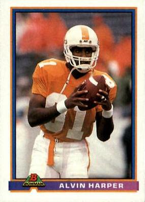 Alvin Harper #122 Football Cards 1991 Bowman