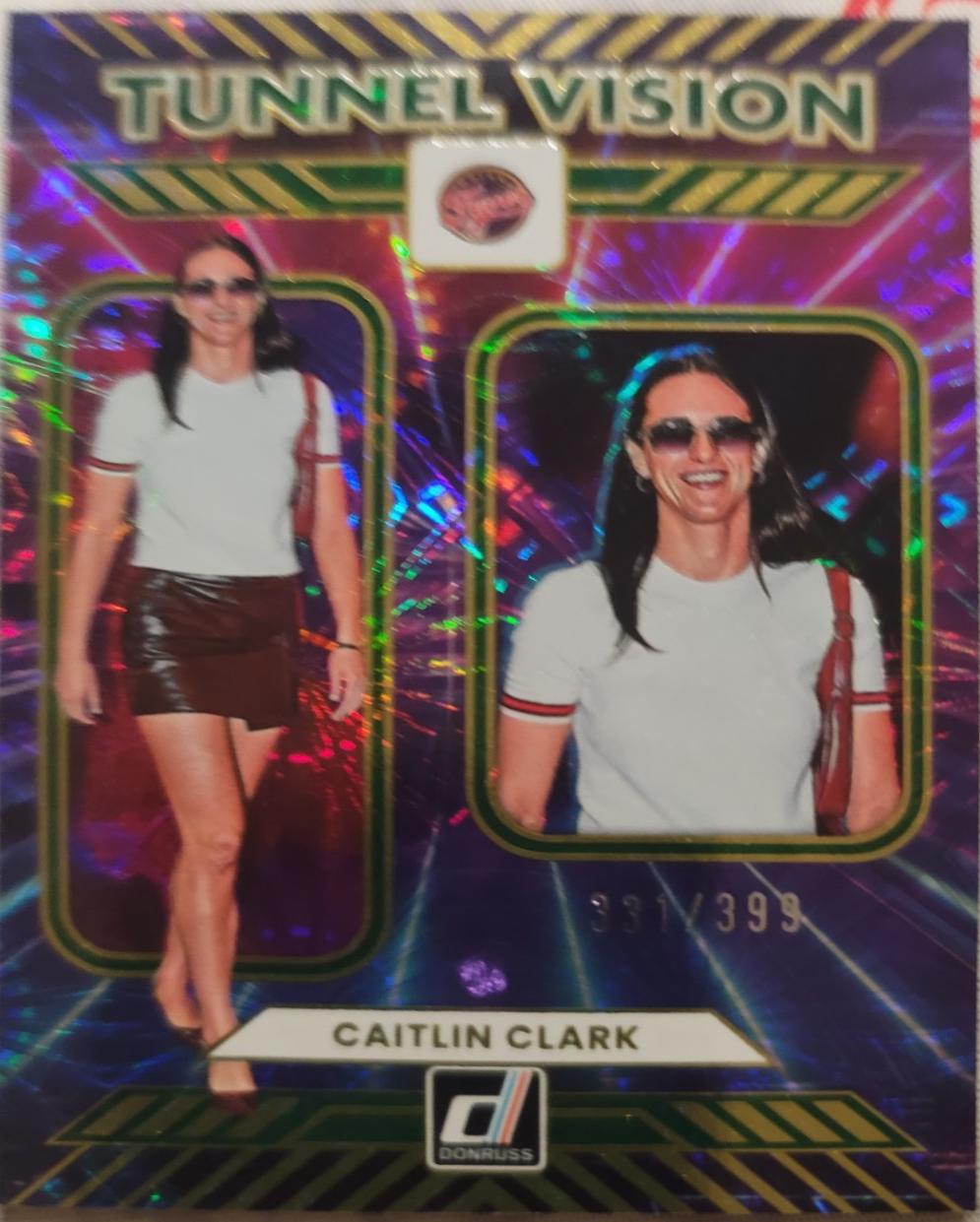 Caitlin Clark [Orange Laser] #1