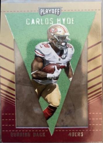 Carlos Hyde #17 Football Cards 2016 Panini Playoff Pennants