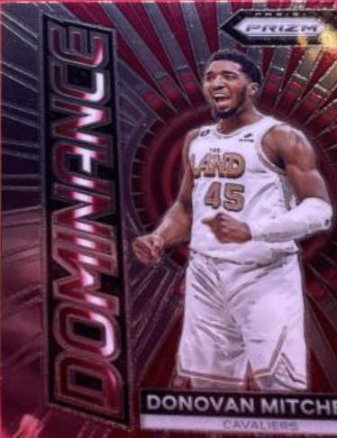 Donovan Mitchell #5 Basketball Cards 2023 Panini Prizm Dominance