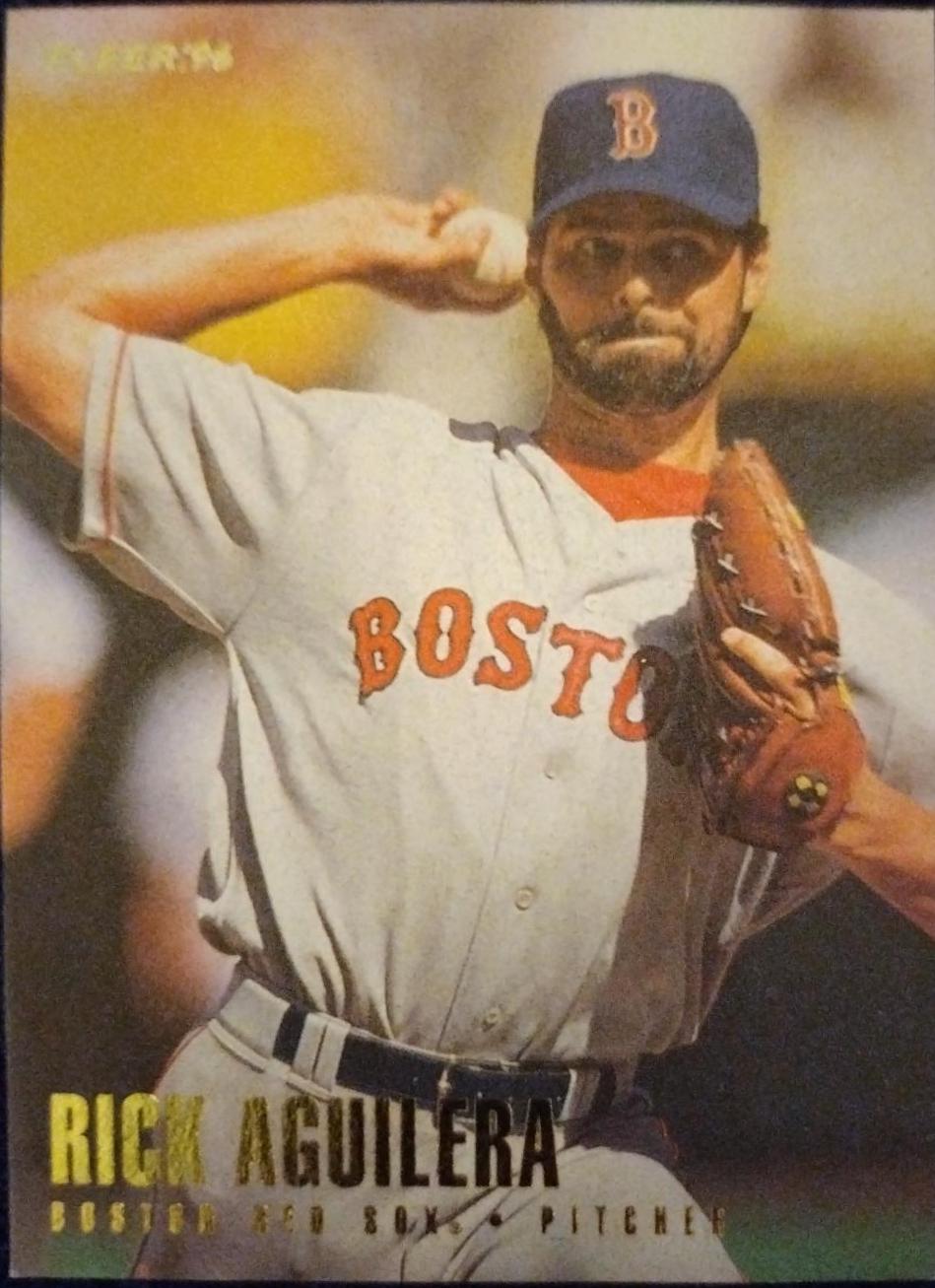 Rick Aguilera #21 Baseball Cards 1996 Fleer Tiffany