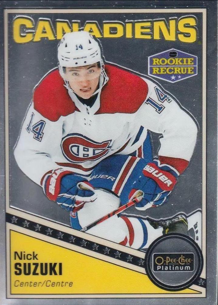 Nick Suzuki #R-90 Hockey Cards 2019 O-Pee-Chee Platinum Retro