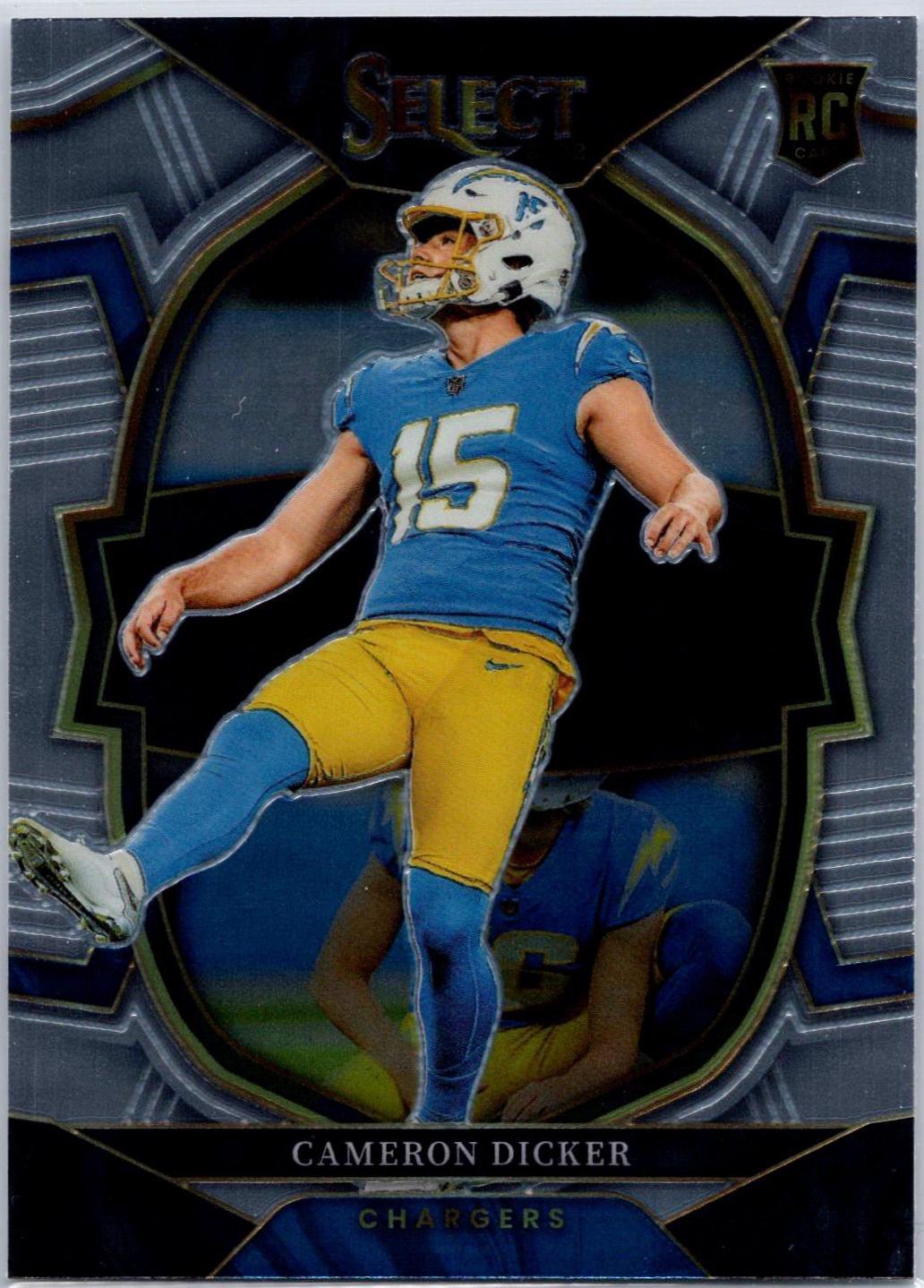 Cameron Dicker #16 Football Cards 2022 Panini Select