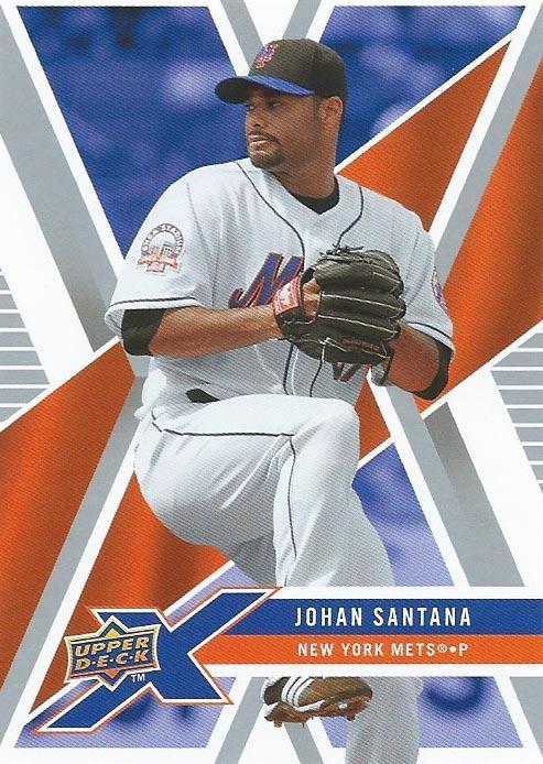 Johan Santana #64 Baseball Cards 2008 Upper Deck X