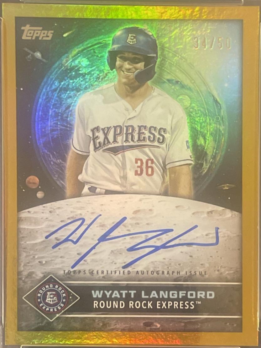 Wyatt Langford [Gold] #FCA-WL