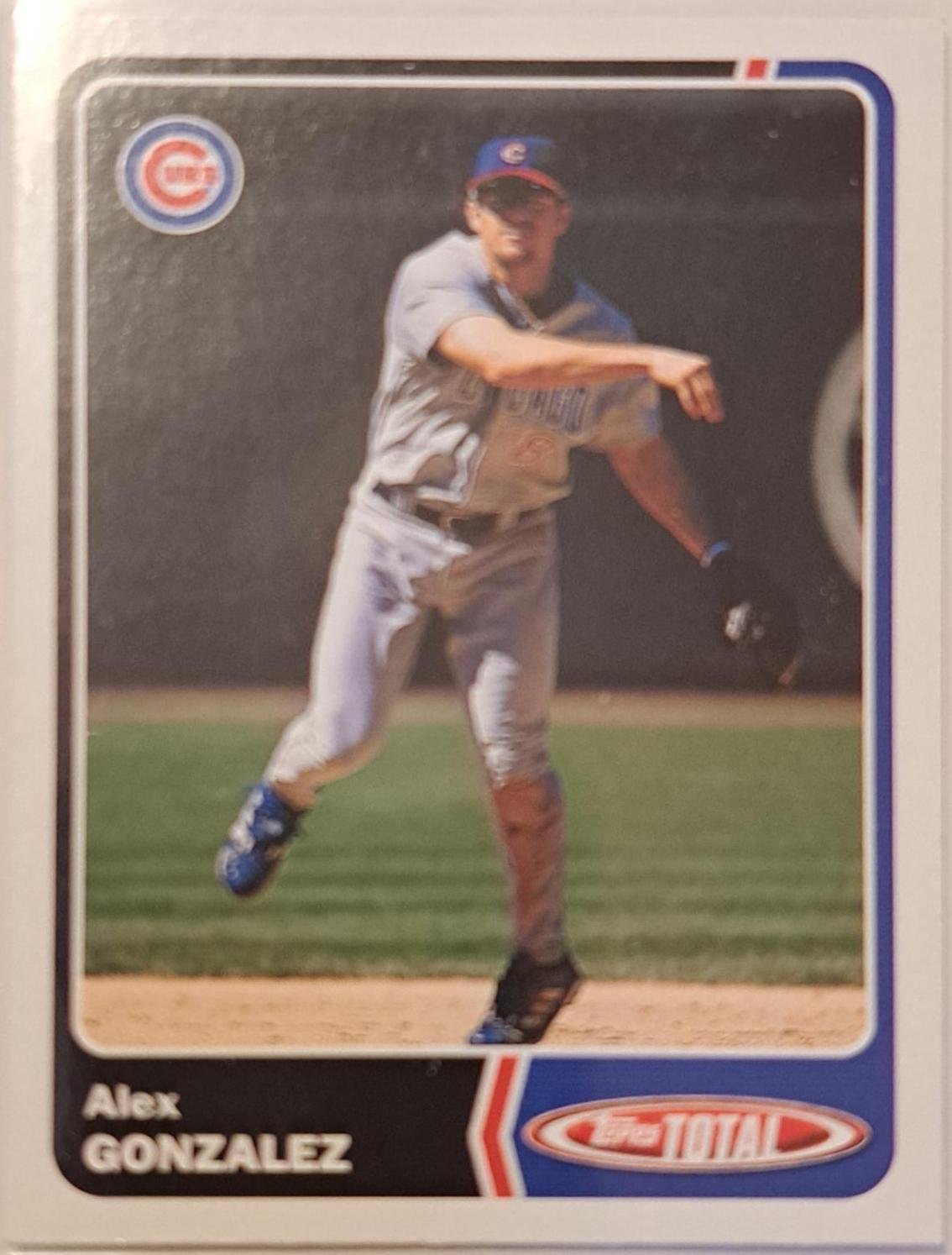 Alex Gonzalez #707 Baseball Cards 2003 Topps Total