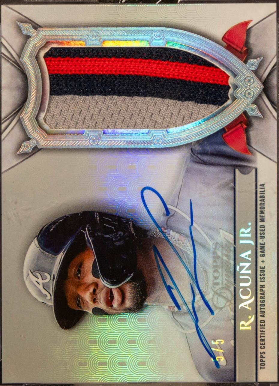 Ronald Acuna Jr. [Silver Autograph Patch] #DAP-RA6