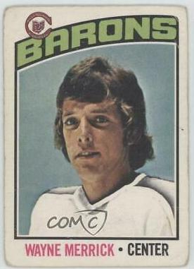 Wayne Merrick #18 Hockey Cards 1976 O-Pee-Chee