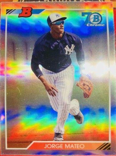 Jorge Mateo #92B-JM Baseball Cards 2017 Bowman 1992 Chrome