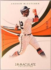 Andrew McCutchen #63 Baseball Cards 2018 Panini Immaculate Prices