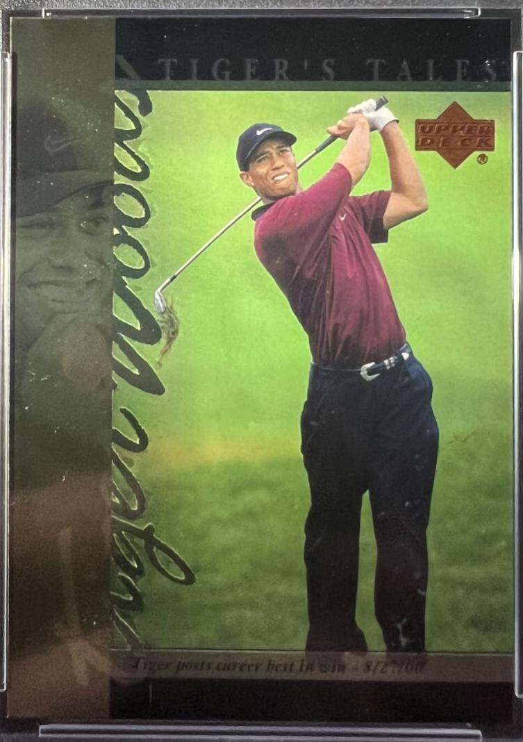 Tiger Woods #TT28 Golf Cards 2001 Upper Deck Tiger's Tales