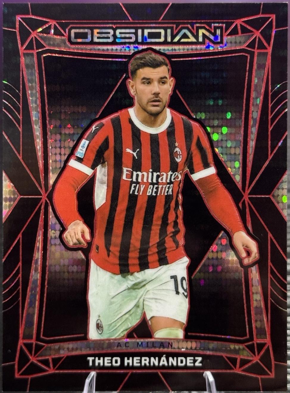 Theo Hernandez #30 2024 Panini Obsidian Soccer