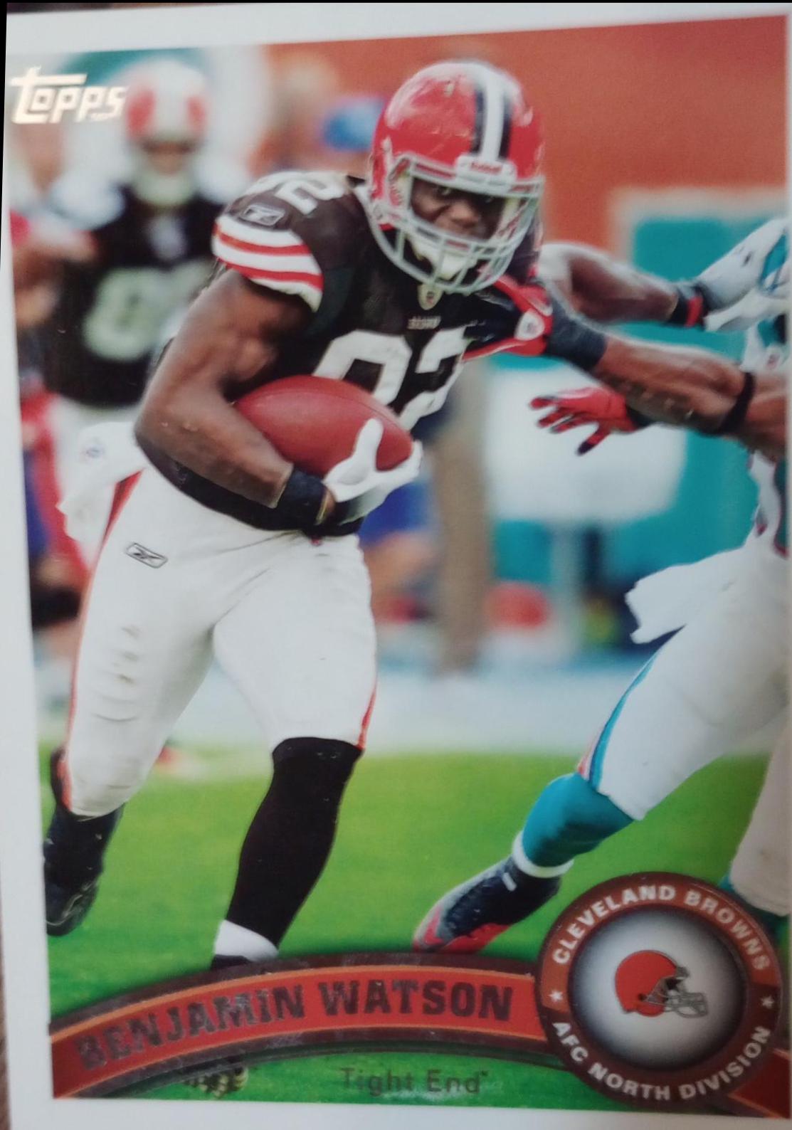 Benjamin Watson #3 Football Cards 2011 Topps